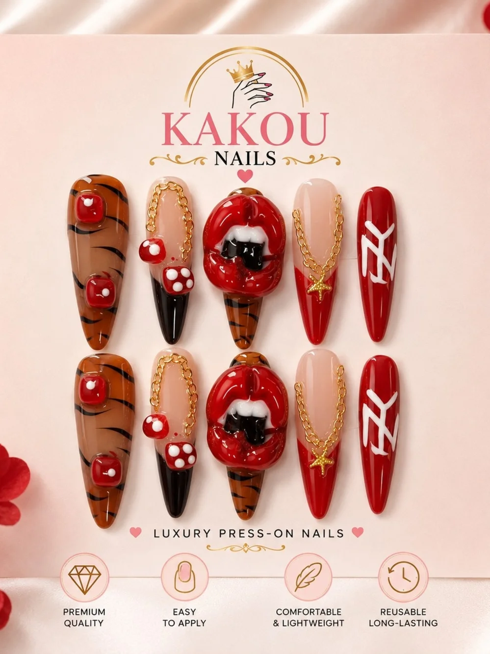 Kakou Nails  Press-On Nails